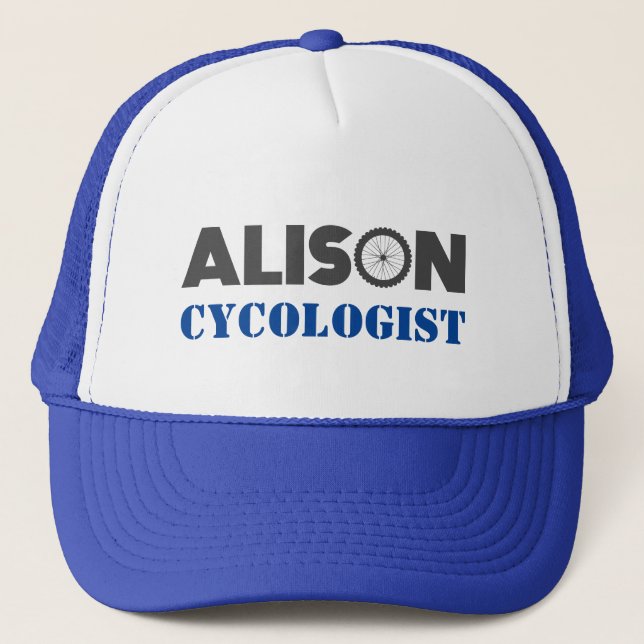 Alison Mountain Biker Trucker Hat Truckerkappe (Vorderseite)