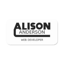 Alison Name Tag