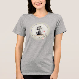 ALISON peptide - cat 2, custom text Tri-Blend Shir Tri-Blend Shirt