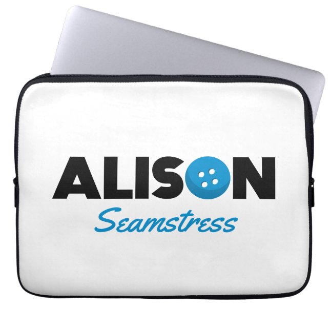 Alison Seamstress Laptopschutzhülle (Vorderseite)