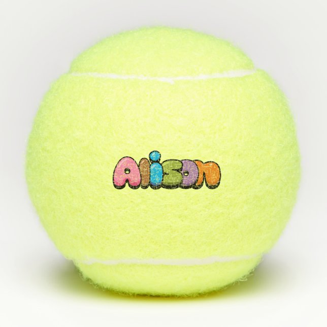Alison Tennisbälle (Vorderseite)
