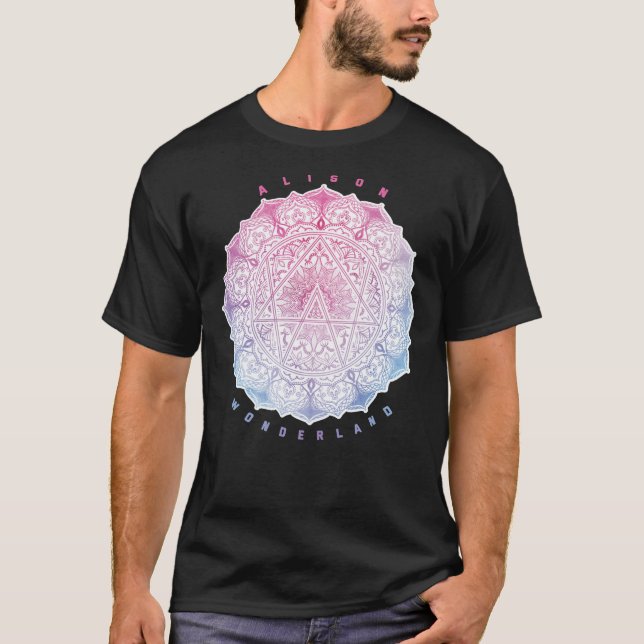 Alison Wonderland Mandala Classic T - Shirt (Vorderseite)
