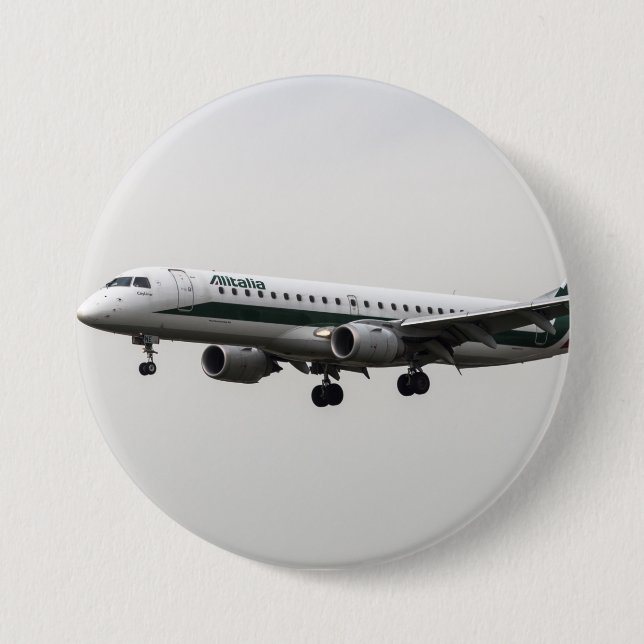 Alitalia Embraer 190 Button (Vorderseite)