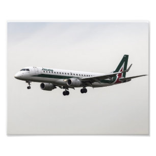 Alitalia Embraer 190 Fotodruck