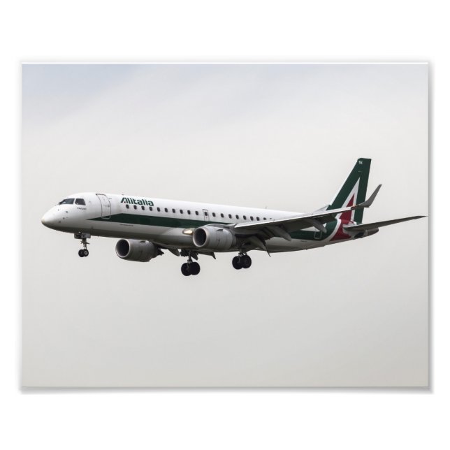 Alitalia Embraer 190 Fotodruck (Vorne)