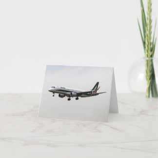 Alitalia Embraer 190 Karte