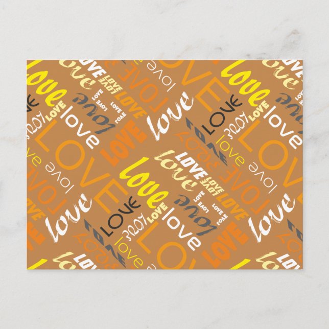 Alive Orange Gallery Postkarte (Vorderseite)