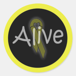 alivesticker runder aufkleber
