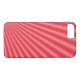 Alizarin crimson Color Stripe Funky Muster Case-Mate iPhone Hülle (Rückseite (Horizontal))
