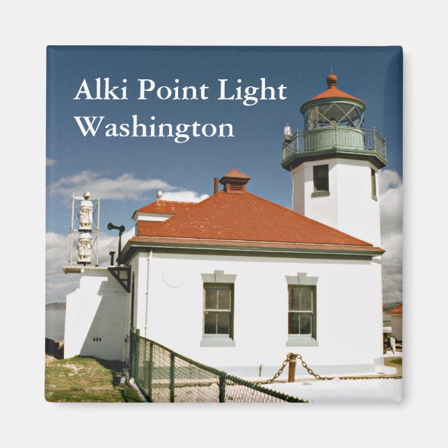Alki Point Light, Washington Magnet (Vorne)
