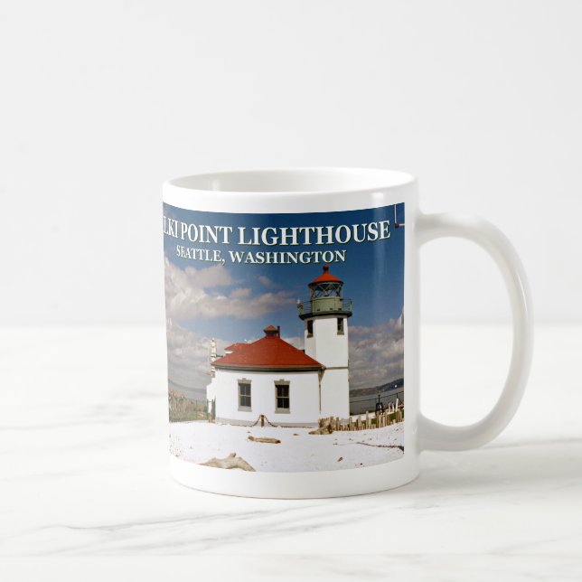 Alki Point Lighthouse, Seattle Washington Tasse (Rechts)