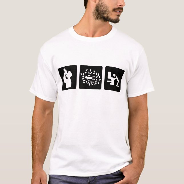 alkohol alki säufer T-Shirt (Vorderseite)