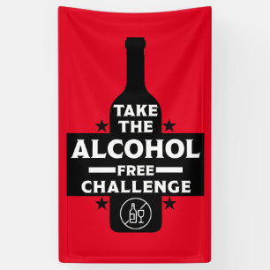 Alkohol frei und nüchtern banner