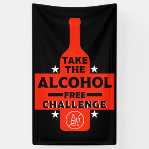 Alkohol frei und nüchtern banner