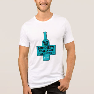 Alkohol frei und nüchtern Tri-Blend shirt