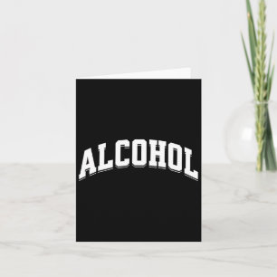 Alkohol Funny Drink Preppy Ästhetische Bier Wein Karte