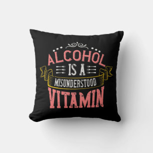 Alkohol ist ein missverständliches Vitamin Kissen