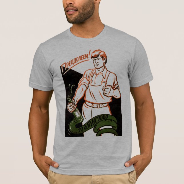 Alkohol ist eine Schlange! T-Shirt (Vorderseite)