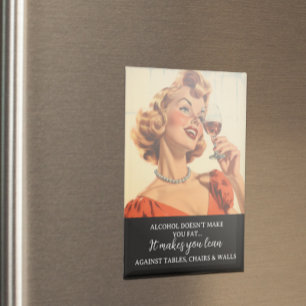 Alkohol macht dich nicht fett magnet