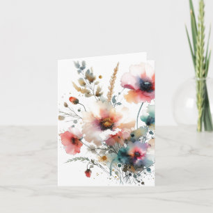 Alkohol-Tinte-Aquarell-Blumen Leer