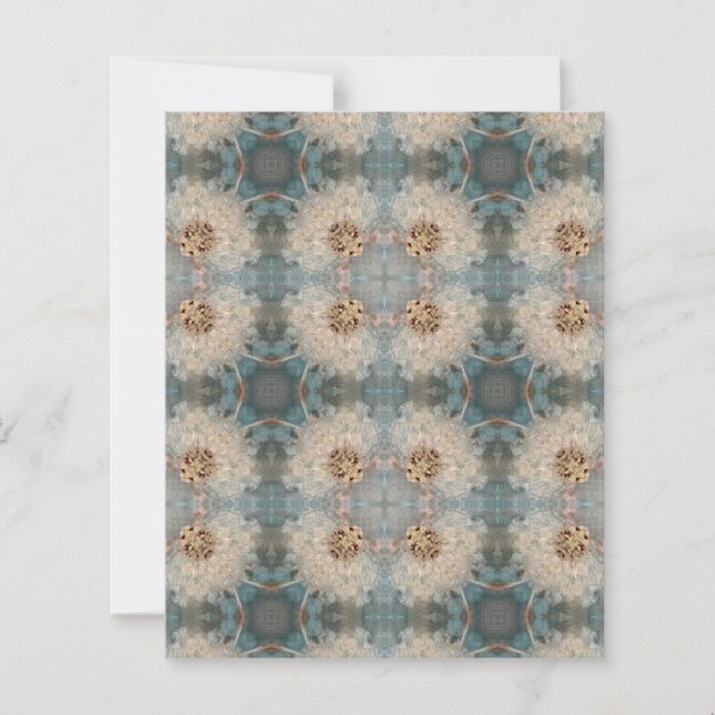 Alkohol Tinte Kaleidoskop Blumenpapier (Vorderseite)