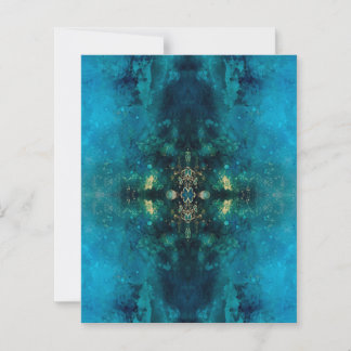 Alkohol-Tinte-Pfauenblau-Kaleidoskop-Bastelpapier