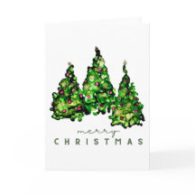 Alkohol-Tinten-Design-Weihnachtsgrußkarten