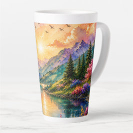 Alkohol-Tinten-Kunst Latte-Mug Milchtasse