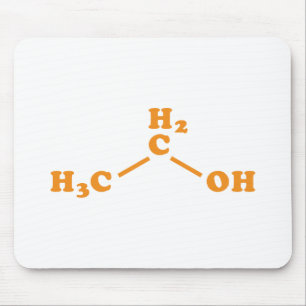 Alkoholethanol Molekulare chemische Formel Mousepad