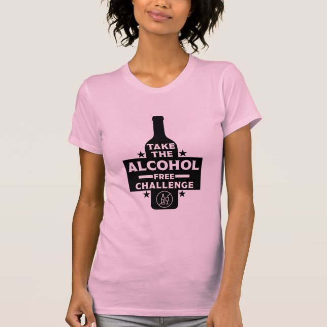 alkoholfrei und nüchtern T-Shirt (Vorderseite)