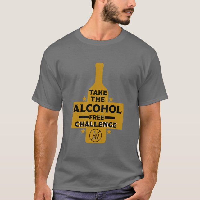 alkoholfrei und nüchtern T-Shirt (Vorderseite)