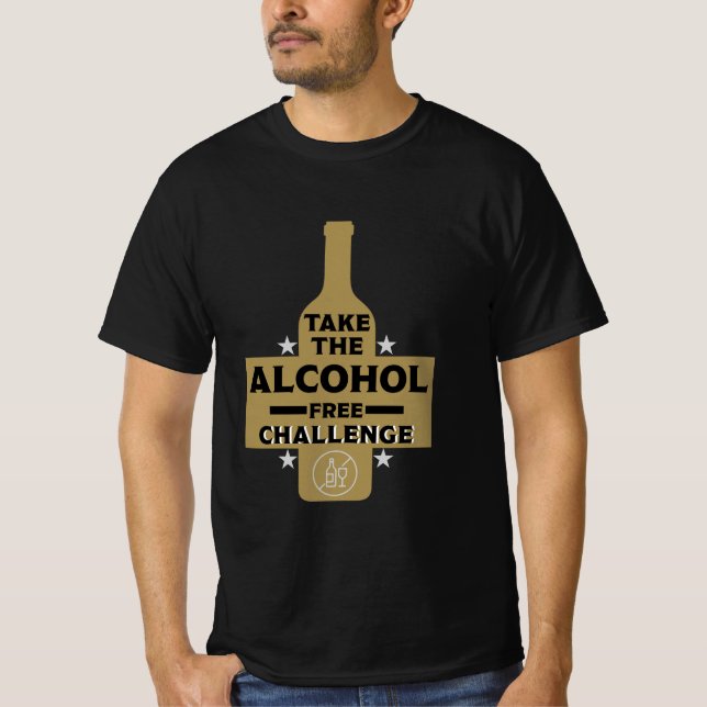 alkoholfrei und nüchtern T-Shirt (Vorderseite)