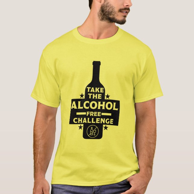 alkoholfrei und nüchtern T-Shirt (Vorderseite)