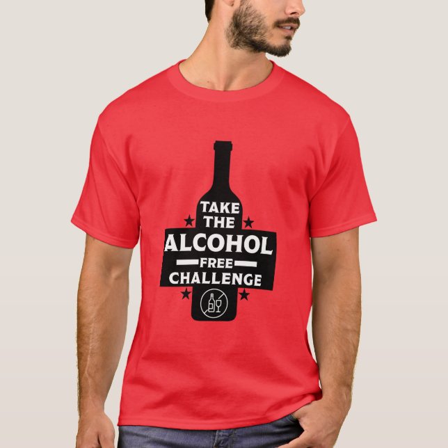 alkoholfrei und nüchtern T-Shirt (Vorderseite)