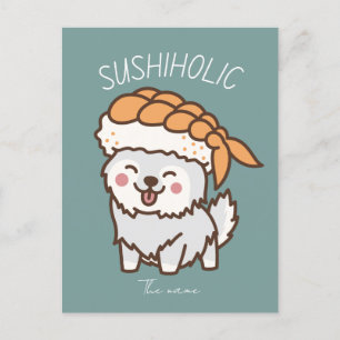 Alkoholiker, Sushikatze Postkarte