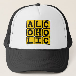 Alkoholiker, Trinker Truckerkappe