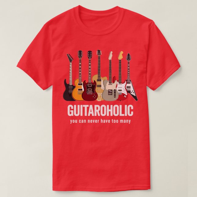 Alkoholische Gitarren in perfekter Harmonie T-Shirt (Design vorne)