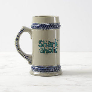 Alkoholische Shark Bierglas