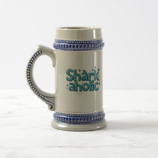 Alkoholische Shark Bierglas