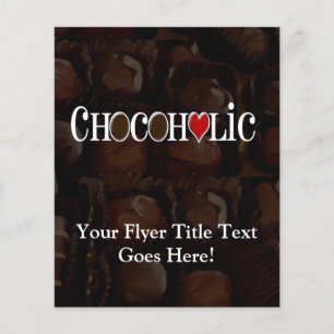 Alkoholisches, dunkelbraunes und rotes Herz Funny  Flyer