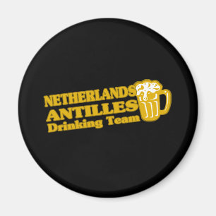 Alkoholteam der Niederländischen Antillen Magnet