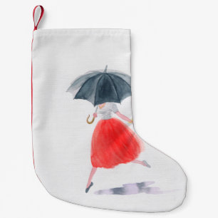 Alkoholtink Abstrakt. Gebleicht Mineral Vintag. Br Kleiner Weihnachtsstrumpf