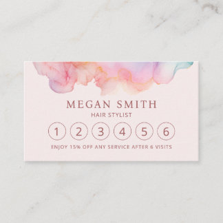 Alkoholtink Flüssigpastel Treuekarte