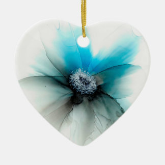 Alkoholtinte Blume Keramik Ornament