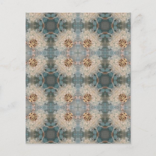 Alkoholtinte Blumenhandschuh Papier (Vorderseite)