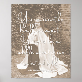 All a Saint Print Poster
