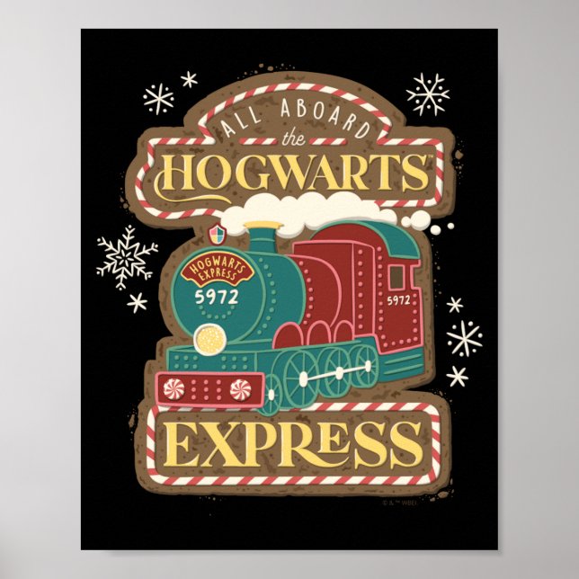 All Aboard The Express Christmas Cookie  Poster (Vorne)