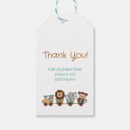 ALL ABOARD Train Fiesta Kindergeburtstag Geschenkanhänger