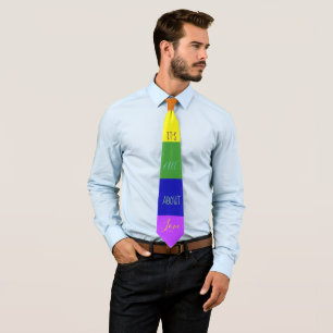 All about Love, LGBT Rainbow Flag Neck Tie Krawatte