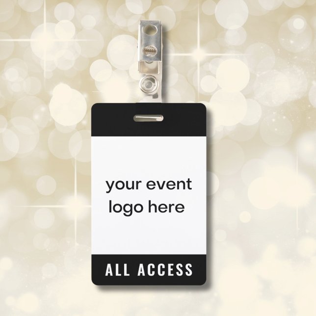 All Access Event Pass Abzeichen Ausweis (All access pass for special event.)